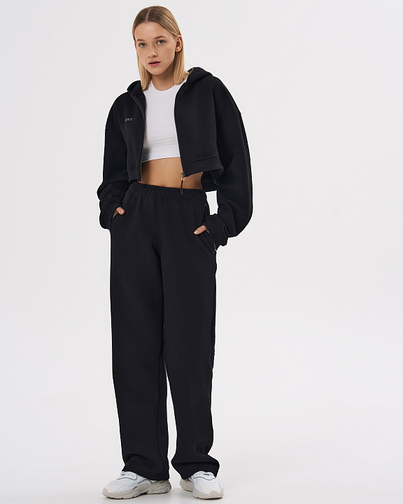 Худи укороченный на молнии "Core" FLC