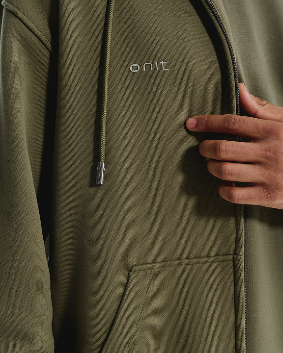 Худи на молнии "Badge" FT