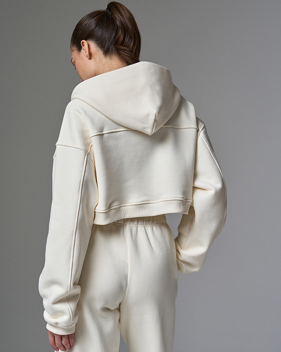 Худи укороченный на молнии "Core" FLC