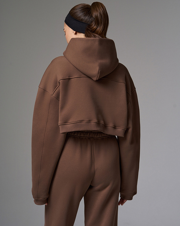 Худи укороченный на молнии "Core" FLC