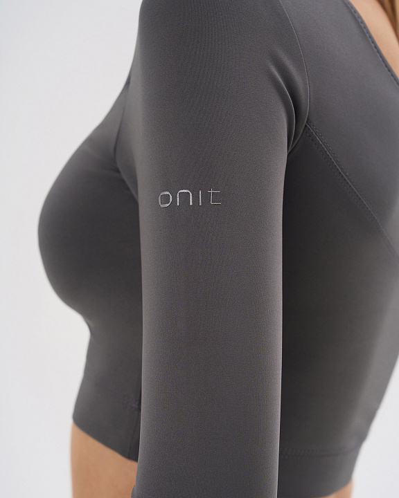 Топ спортивный с длинным рукавом "Hint"