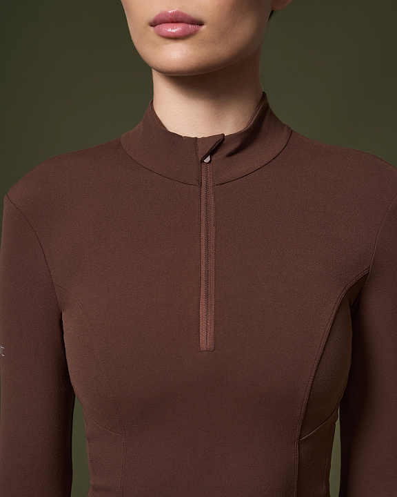 Рашгард спортивный на молнии 1/4 "Essential"