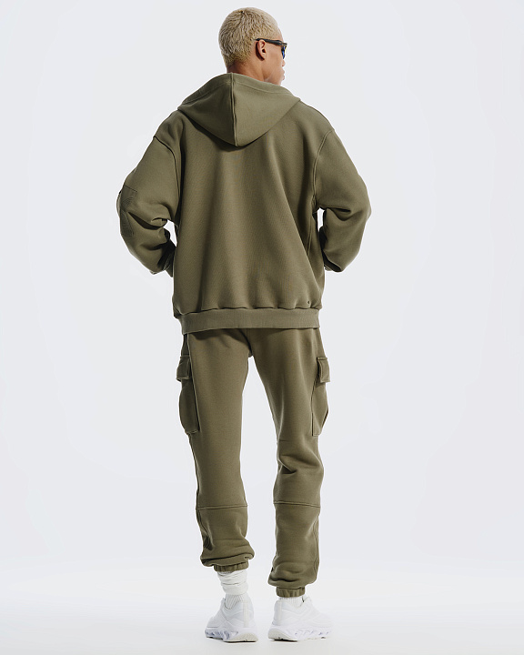 Худи на молнии "Badge" FT